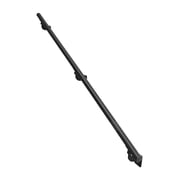 Pipe Stair Handrail 6ft, Black Aluminum Railing for Steps, 1.26" Diameter, Indoor Outdoor Industrial Handrail, Wall Mount Staircase Rail