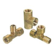 Pipe Thread Tees, 3,000 psi, 1/2 in NPT, 3 Female