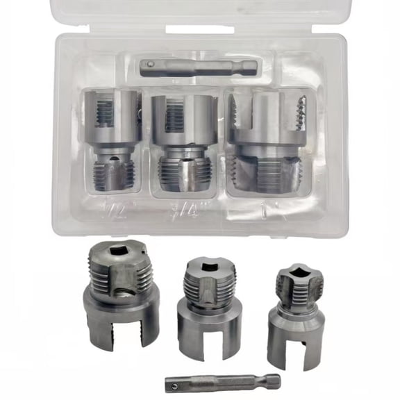 Pipe Threader Tool, Thread Cutting Die, Water Pipe Threading Tool for Plumbing Installation and Repair