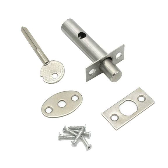 Pipe Tube Well Invisible Double Fan Door Lock Cabinet Locker Iron Lock For Fireproof Door Escape Aisle Lock