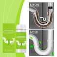 thumbnail image 1 of Pipe Unclogging Powder, Fast Acting Drain Cleaner for Sinks, Powerful Kitchen Sink Clog Remover, Effective Toilet Unblocker, Dissolves Hair and Grease for Bathroom Drains, Easy Household Maintenance, 1 of 11