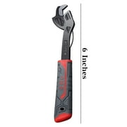 Pipe Vise Wrench,Multi-Function Adjustable Wrench Pipe Wrench Self Adjusting Wrench Double-Threaded Jaws Wrench Universal Screw Pipe Wrench, Pipe Wrench