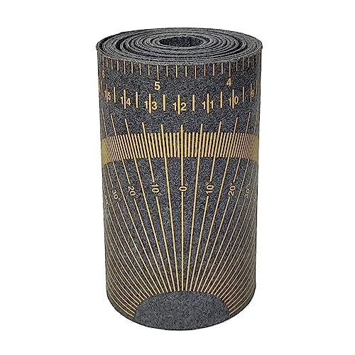 Pipe Wrap Around, 5" x 9' Multifunctional Pipe Measuring Tool, Flex Angle Measuring and Marking Gauge, Yellow$$Tools