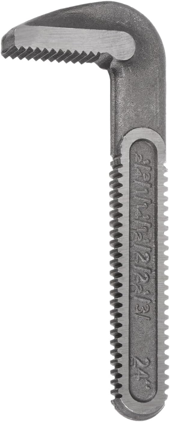 Pipe Wrench Hook Jaw 24" Plumbing Wrench Replacement Jaws Carbon Steel for 24" Adjustable Wrench