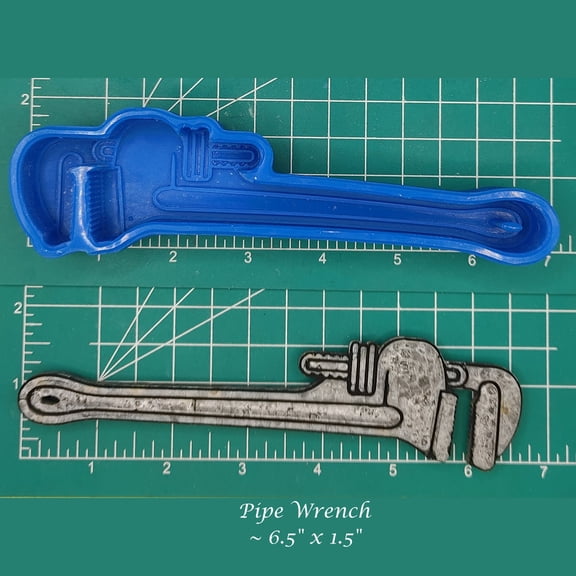 Pipe Wrench Silicone Freshie Mold
