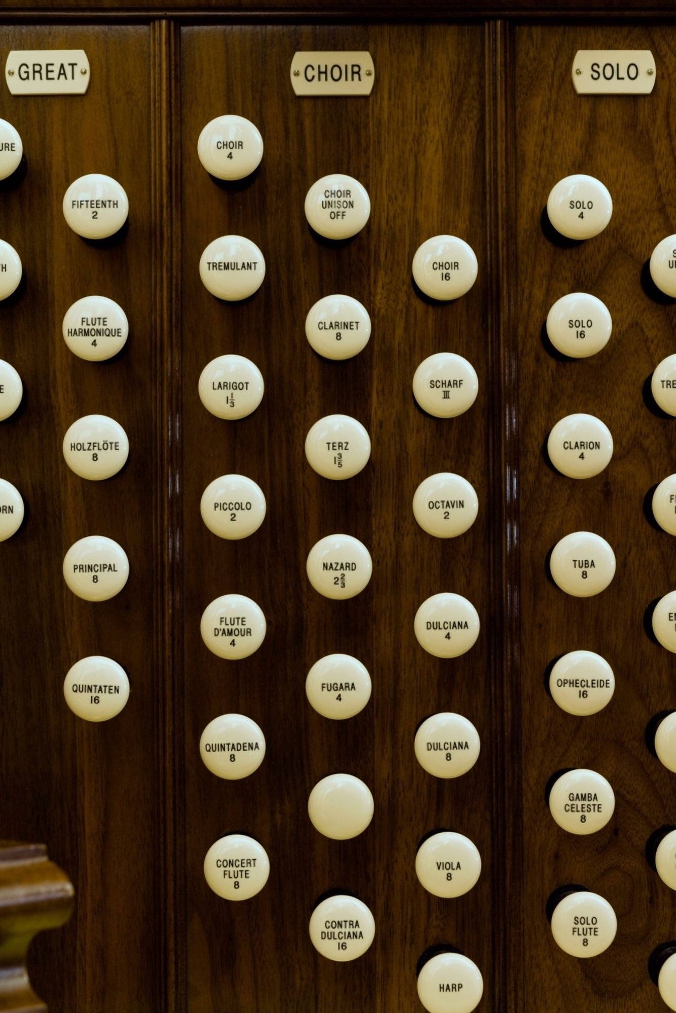Pipe organ console The Temple Atlanta Fulton County Georgia USA Canvas Art - Panoramic Images (24 x 36)