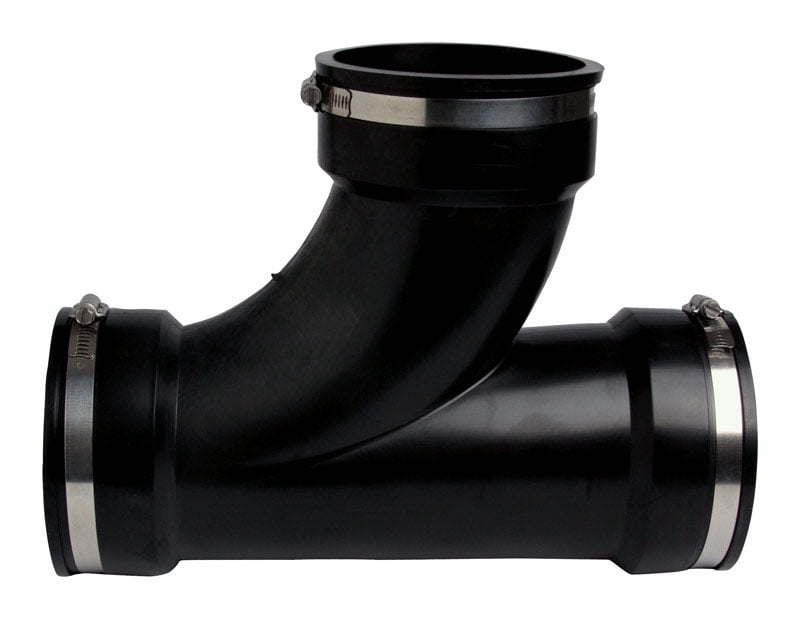 Pipeconx 4 in. 4 in. Dia. Tee Pipe Connector - Walmart.com
