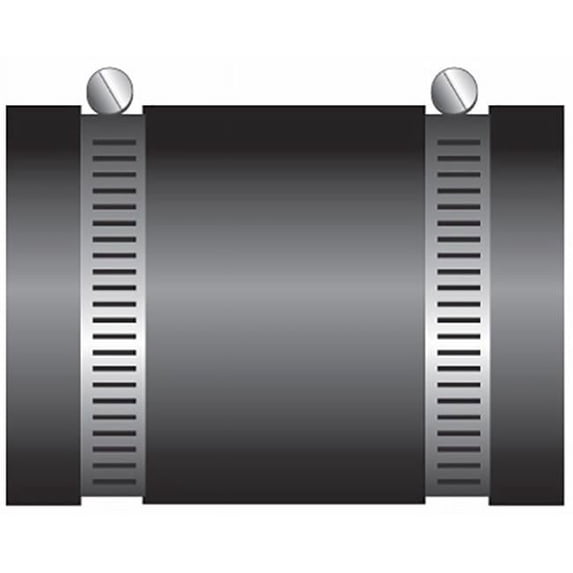 Pipeconx Uniseal 6in. Universal Shear Banded Coupling for Clay, PVC ...