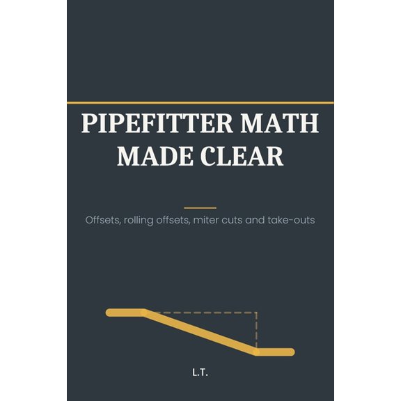 Pipefitter Math Made Clear: Offsets, Rolling Offsets, Miter Cuts and Take-Outs, Worked Step by Step, with Field Tables a, (Paperback)