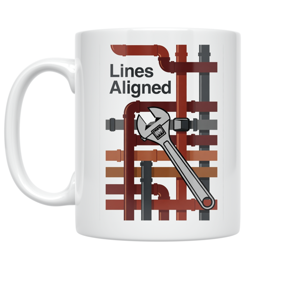 Pipefitter Pride Design - Pipefitting Enthusiast - 11 oz Ceramic Coffee Mug