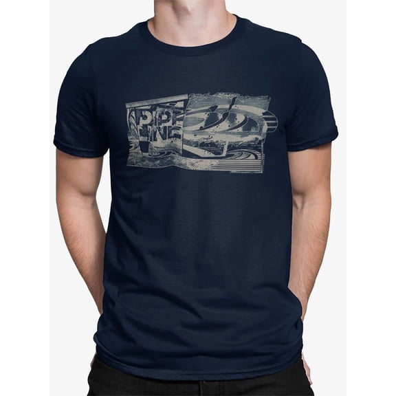 Pipeline Abstract Impressions - Men's T-shirt