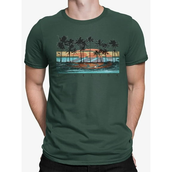 Pipeline Beach Scene Graphic - T-shirt Men's