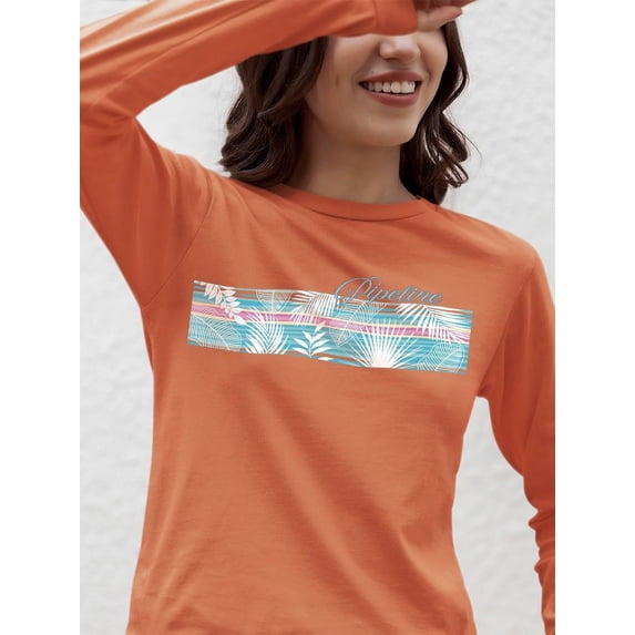Pipeline Casual Tropical Beach-Vibe - Long Sleeve Women's