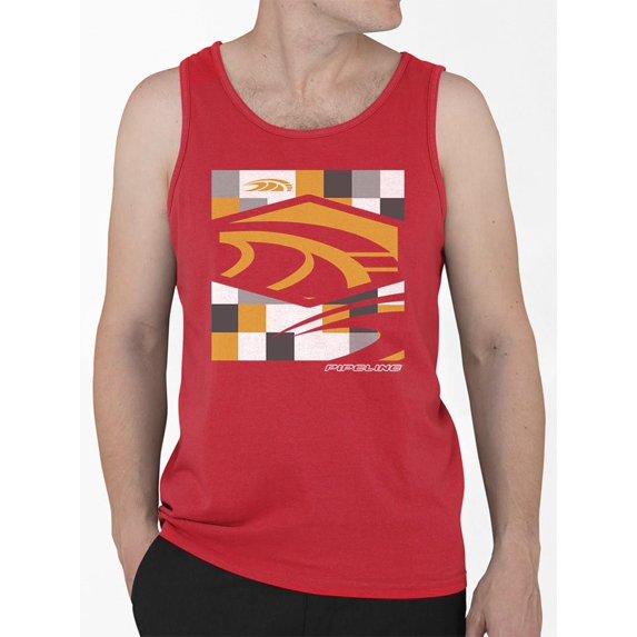 Pipeline Wave Surf-Inspired Tee - Tank Top Men's