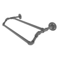 thumbnail image 1 of Pipeline Collection Double Towel Bar - Matte Gray / 30 Inch, 1 of 11