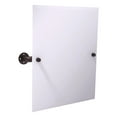 thumbnail image 1 of Pipeline Collection Frameless Rectangular Wall Mounted Tilt Mirror in Antique Bronze, 1 of 6