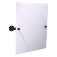 thumbnail image 1 of Pipeline Collection Frameless Rectangular Wall Mounted Tilt Mirror in Matte Black, 1 of 6