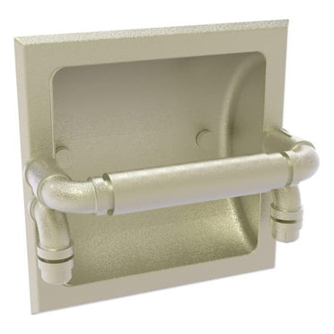Pipeline Collection Recessed Toilet Paper Holder - Satin Nickel