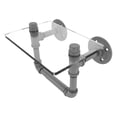 thumbnail image 1 of Pipeline Collection Toilet Tissue Holder with Glass Shelf, 1 of 7