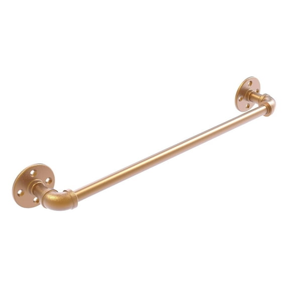 Pipeline Collection Towel Bar - Brushed Bronze / 24 Inch