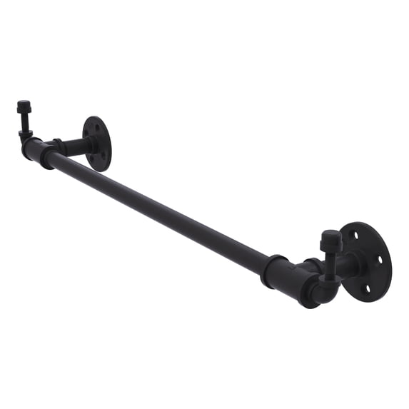 Pipeline Collection Towel Bar with Integrated Hooks - Oil Rubbed Bronze / 36 Inch