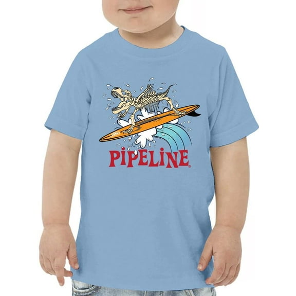 Pipeline Dino Surf Adventure - Toddler Boy's Beach Graphic Tee