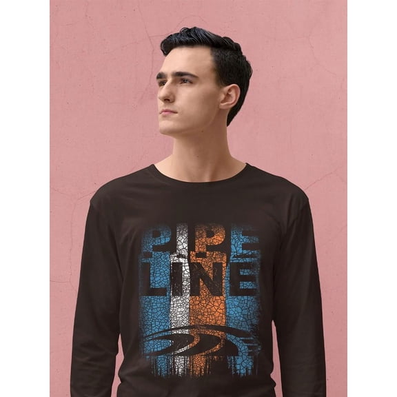 Pipeline Vintage Distressed Top - Long Sleeve Men's