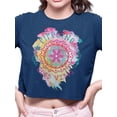 thumbnail image 1 of Pipeline Waveflower Good-Vibes Trend - Crop Tee Women's, 1 of 4