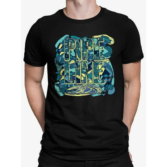 Pipeline Geometric Graphic Top - T-shirt Men's