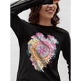 thumbnail image 1 of Pipeline Waveflower Good-Vibes Trend - Long Sleeve Women's, 1 of 4