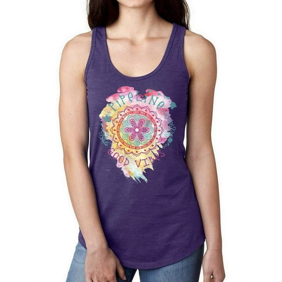 Pipeline Good-Vibes Trend Racerback Tank Women's -Pipeline Designs
