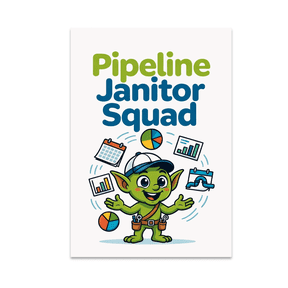 Pipeline Janitor Squad Art - Data Analyst Enthusiast - 13x19 Poster Print