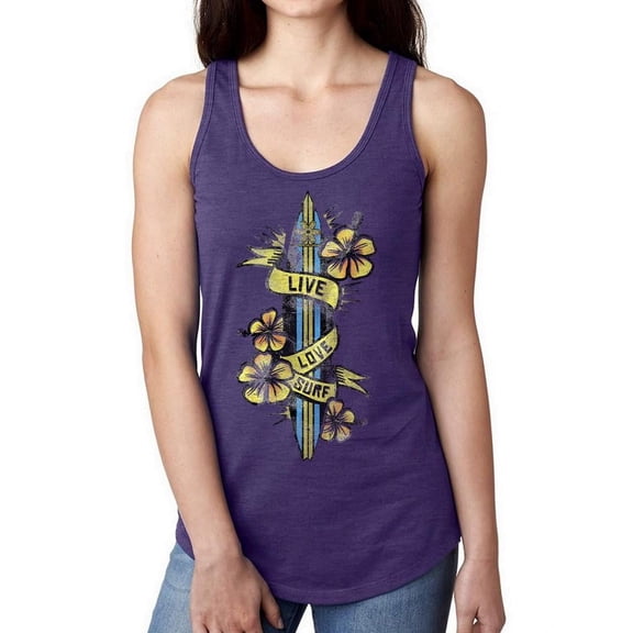 Pipeline Live Love Surf Racerback Tank Women's -Pipeline Designs