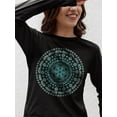 thumbnail image 1 of Pipeline Waveflower Mandala Graphic - Women's Long Sleeve, 1 of 4
