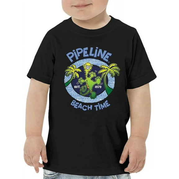 Pipeline Playful Shark Bite - Toddler Boy's Beach Graphic Tee