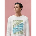 thumbnail image 1 of Pipeline Surf Style Graphic Top - Long Sleeve Men's, 1 of 4