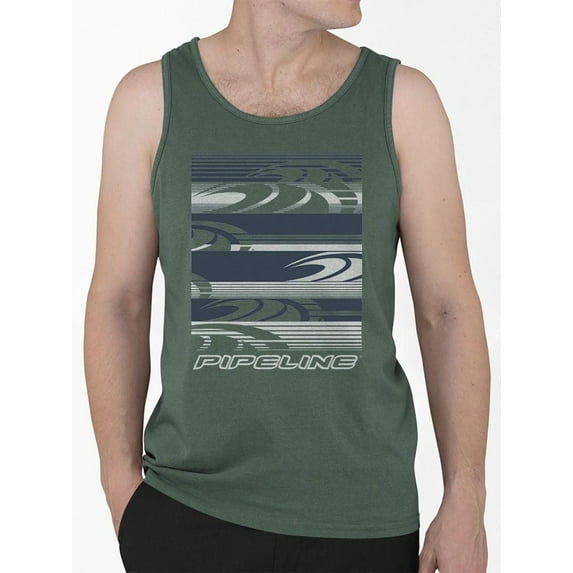 Pipeline Trendy Wave Symbol Tee - Tank Top Men's