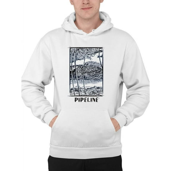 Pipeline Tropical Palm Scene Graphic - Men's Hoodie