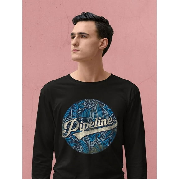 Pipeline Trendy Vintage Wave Inspired - Long Sleeve Men's