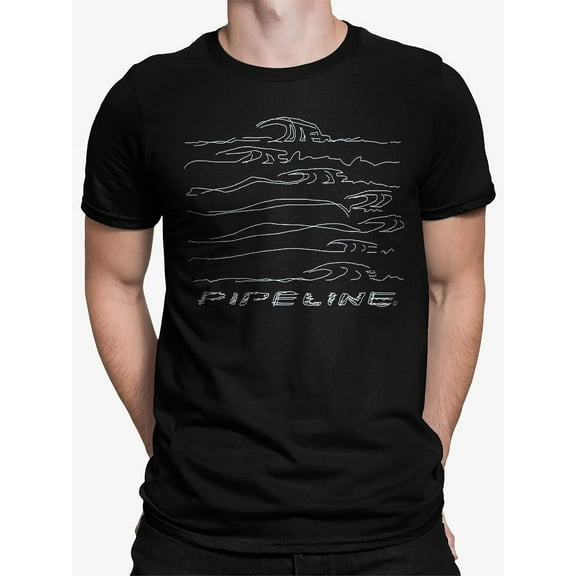Pipeline Wave Symbolic Trend Tee T-shirt Men's