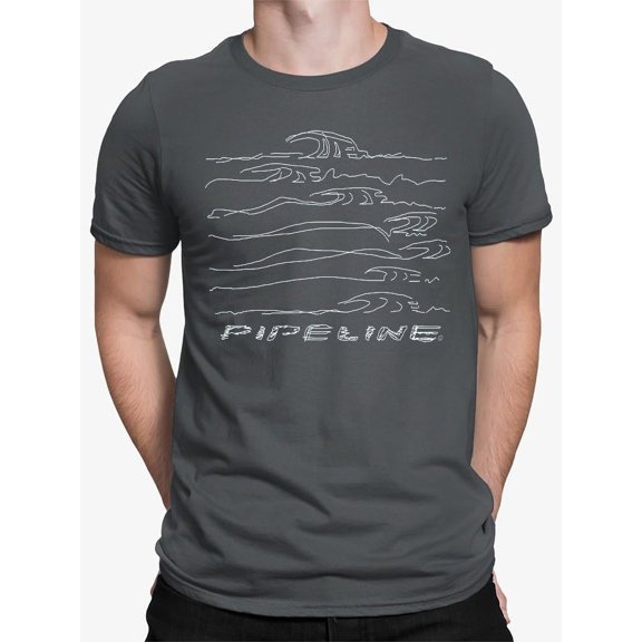 Pipeline Wave Symbolic Trend Tee T-shirt Men's