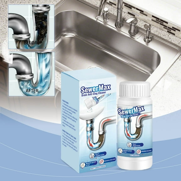 Pipelines Cleaning Agent Sewer Max Drains Anting Clog Cleaner 100g