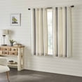 thumbnail image 1 of Piper Classics Market Place Gray Grain Sack Stripe 63" Curtain Panels, 1 of 4