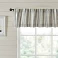 thumbnail image 1 of Piper Classics Market Place Gray Ticking Stripe Valance Curtain, 1 of 2