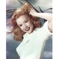 thumbnail image 1 of Piper Laurie Posed in a Portrait while Holding Hair in White Sweater Photo Print (24 x 30), 1 of 1