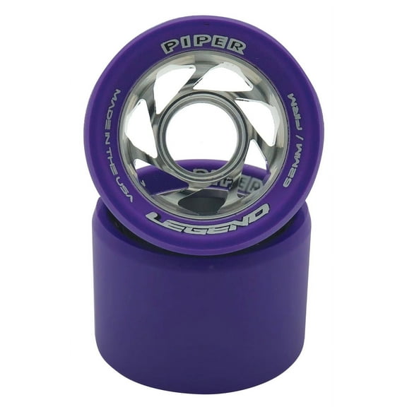 Piper Legend Indoor Speed Skating Quad Race Wheels (Purple)
