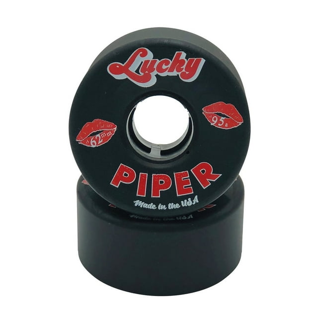 Piper Lucky Roller Skate Dance Wheels (Black 57mm)