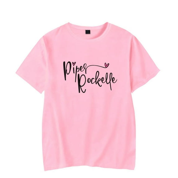 Piper Rockelle Short Sleeve T-shirts Fashion Women Man Tee Shirt Unisex Harajuku Hip Hop Casual