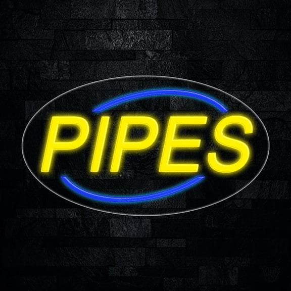 Pipes LED Neon Sign 28"L x 16"H #34275