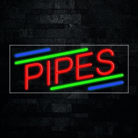 Pipes-LED Neon Sign 30"L x 12"H #30875